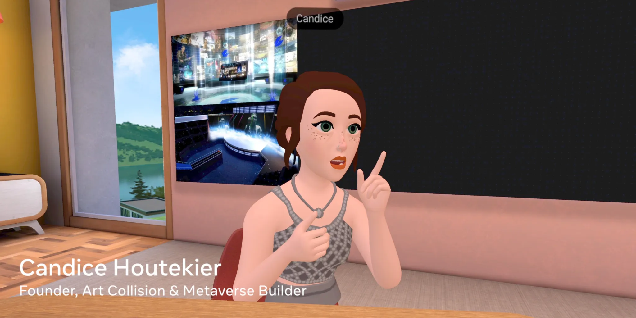 Candice Dan, Founder of Art Collision in Meta Workroom 2022