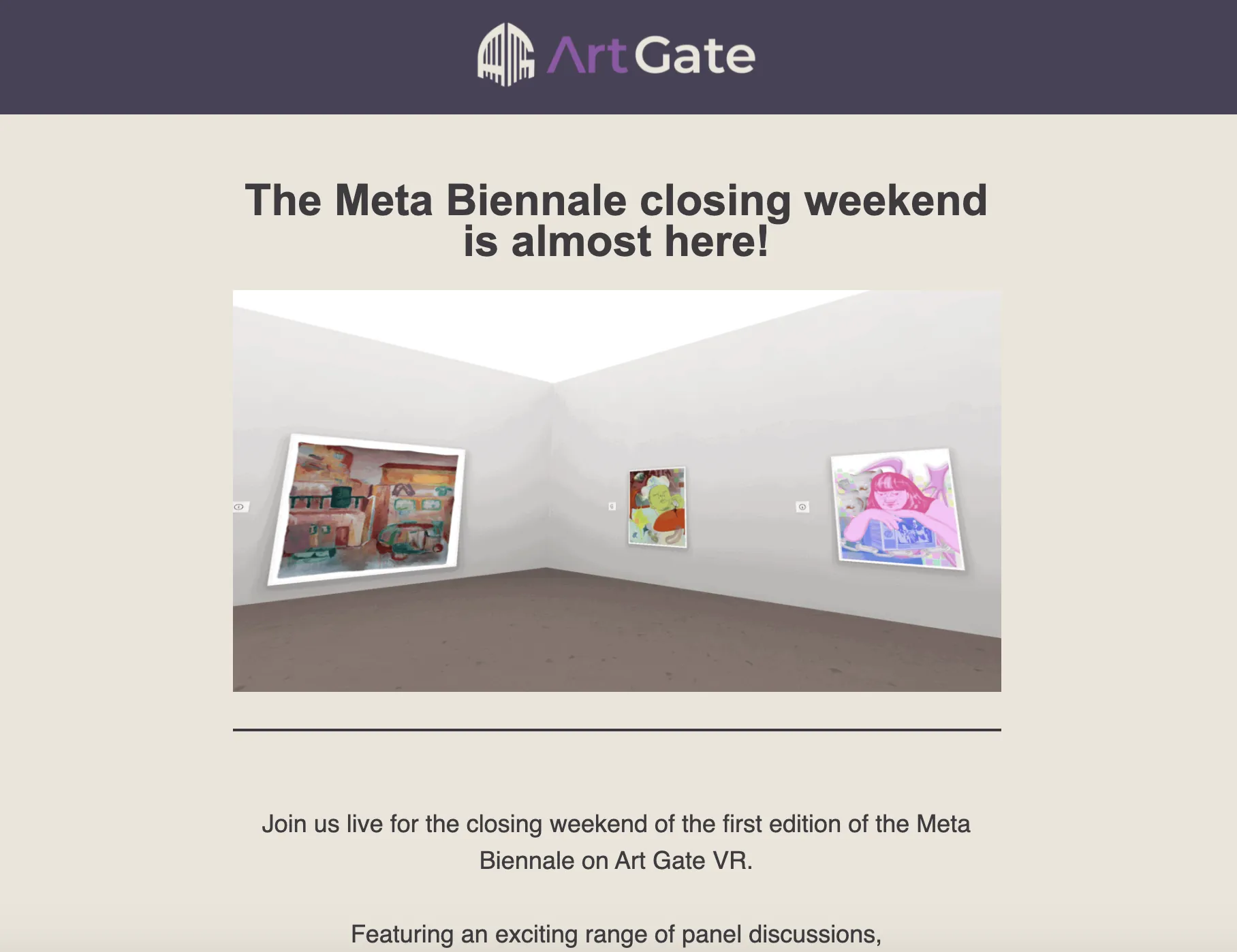 Art Gate VR Gallery Space 2