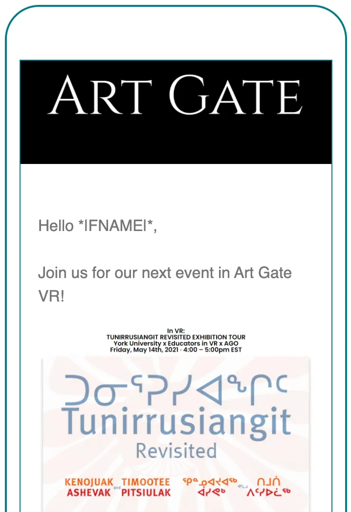 Art Gate VR Interface 4